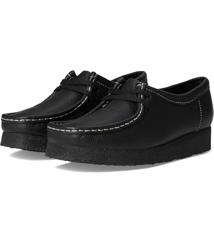 Amazon.com | Clarks Wallabee 2 Black Suede 6.5 B (M) | Oxfords