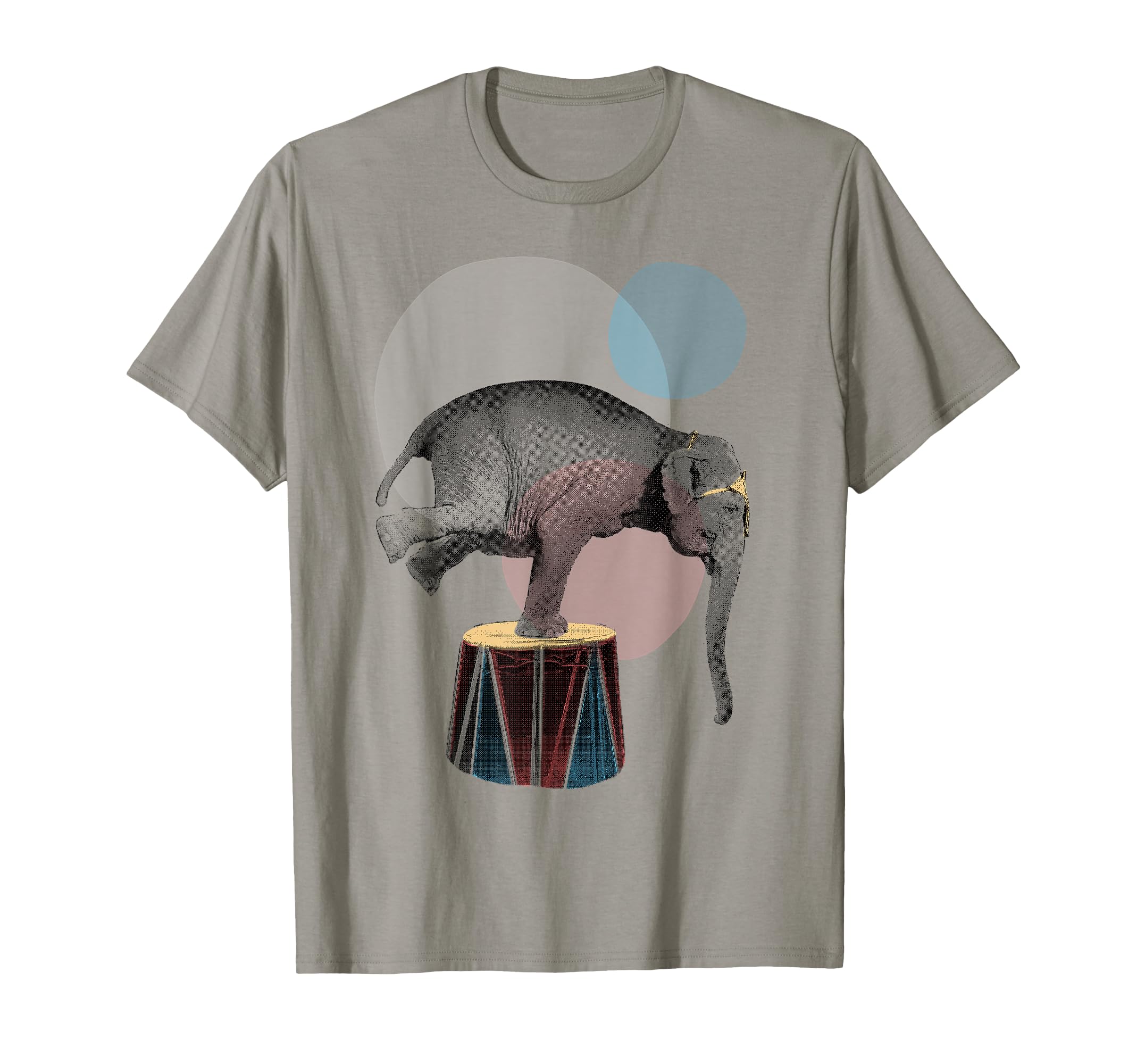 Circus Show Dressage Elephant Dompteur Vintage Poster Artist T-Shirt