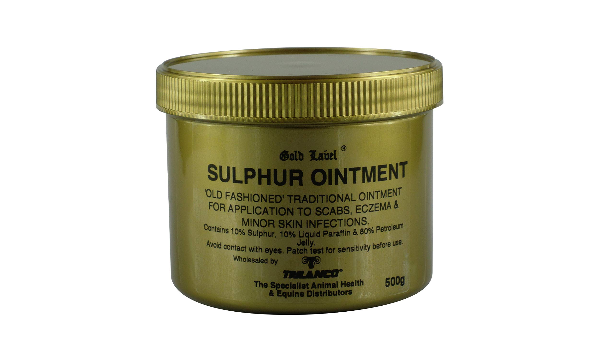 Gold Label Unisex's GLD1388 Old Fashioned Sulphur Ointment, Clear, 500 g