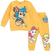 Nickelodeon Paw Patrol Sweatshirt and Fleece Pants Outfit Set Toddler to Big Kid Sizes (2T - 10-12)
