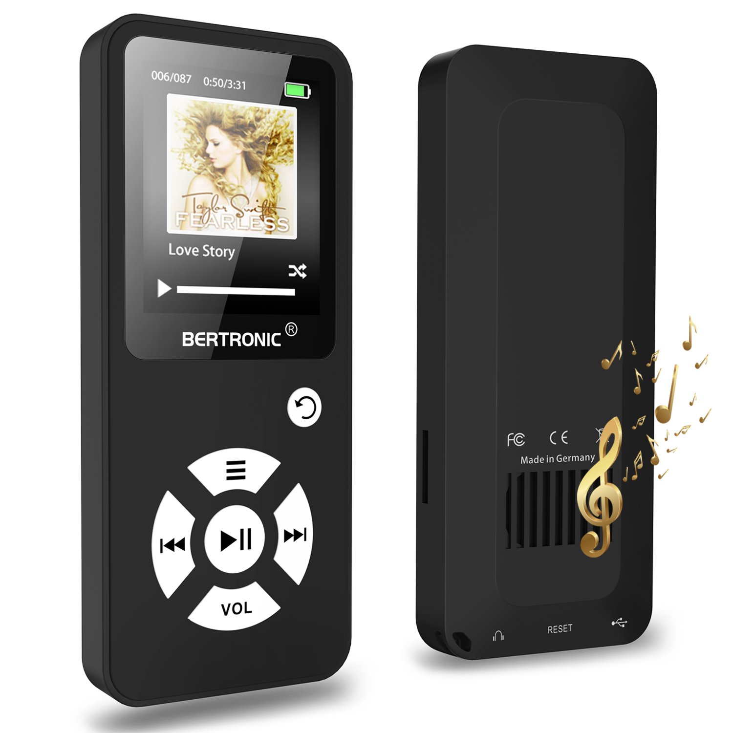 BERTRONIC Made in Germany BC01 Royal MP3Player, 64GB Amazon.fr Hightech