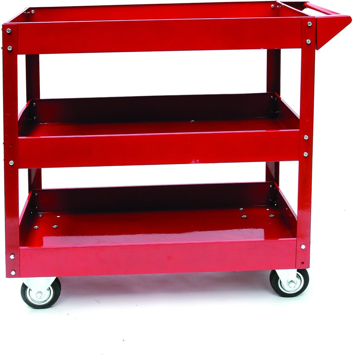 Hilka 82695010 Service Cart, 3 Tier, Red