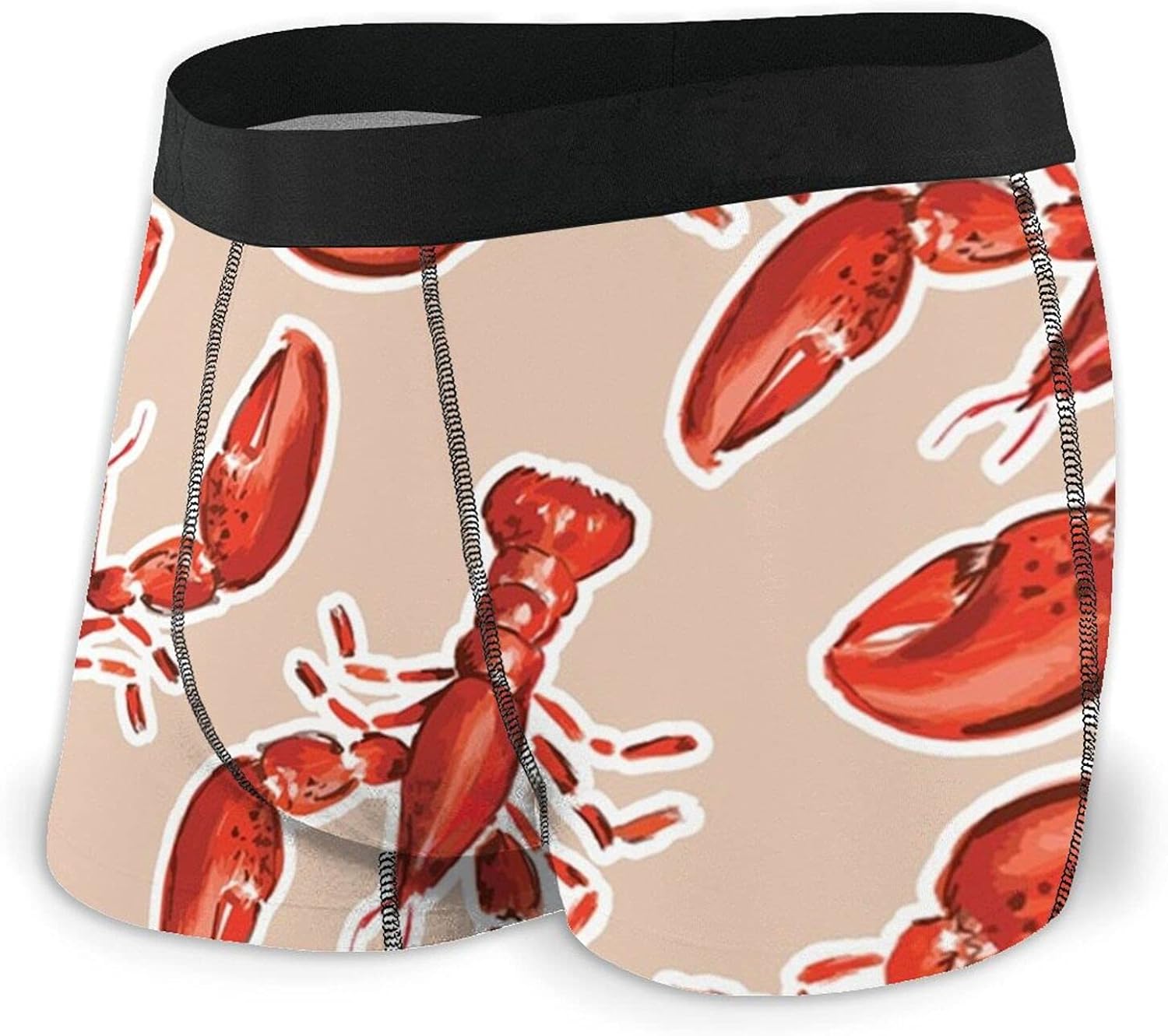 AUCHUIXBFB Mens Box Briefs Underwear Stylish beautiful seamless pattern