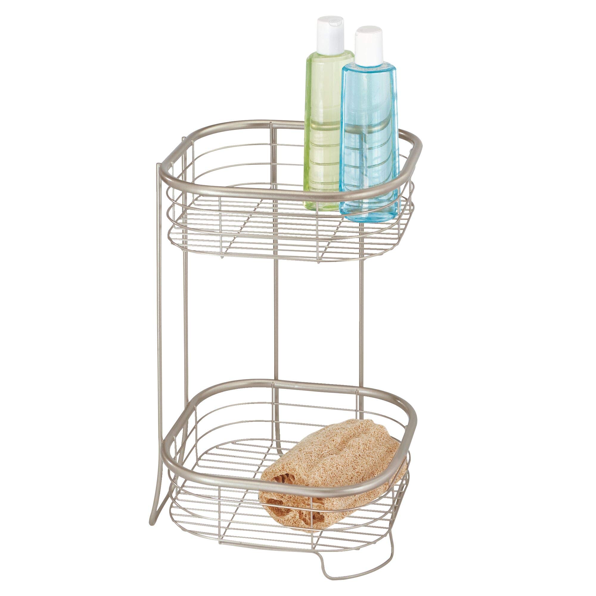 iDesign Forma Metal Wire Corner Standing Shower