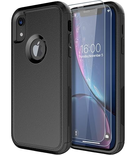 Amazon.com: Mieziba for iPhone XR Case, Heavy Duty Shockproof Dust