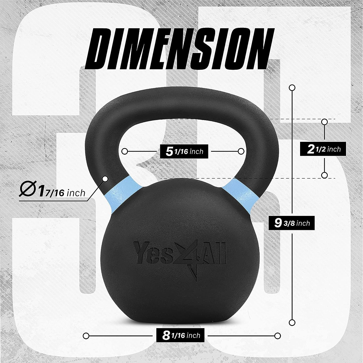 thumbnail image 2 of Kettlebell Adjustable Yes4All Neoprene Coated Kettlebell Set - 50 Lb Weight For Home Gym Strength Training Kettlebell Weights 2 of 14