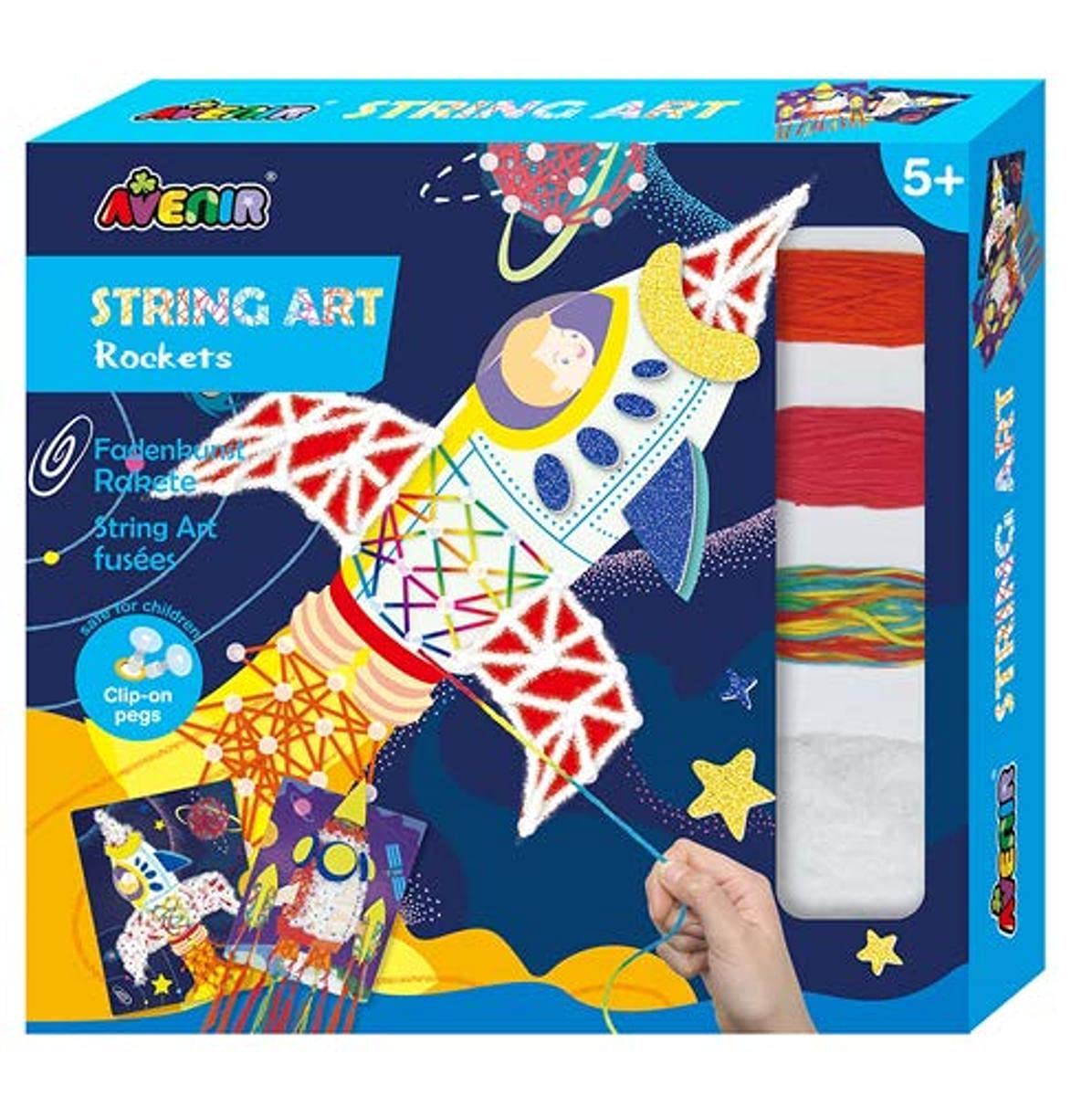 Avenir CH191711 String Art Rocket, Mixed Colours