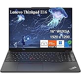 Lenovo ThinkPad E16 16" WUXGA Business Laptop, AMD Ryzen 5 7530U (Beat i7-1165G7), Up to 4.5GHz, 16GB RAM, 512GB PCIe SSD, Fingerprint, Backlit, HDMI, RJ-45, Wi-Fi 6, Windows 11 Pro, with 5ave Kit
