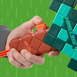 NERF Minecraft Sword Dart Blaster, Pull Back