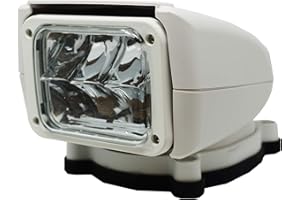 ACR RCL-85 LED Searchlight (White), High-Intensity Marine Searchlight, Waterproof, Long-Range Illumination for Boats, Yachts,