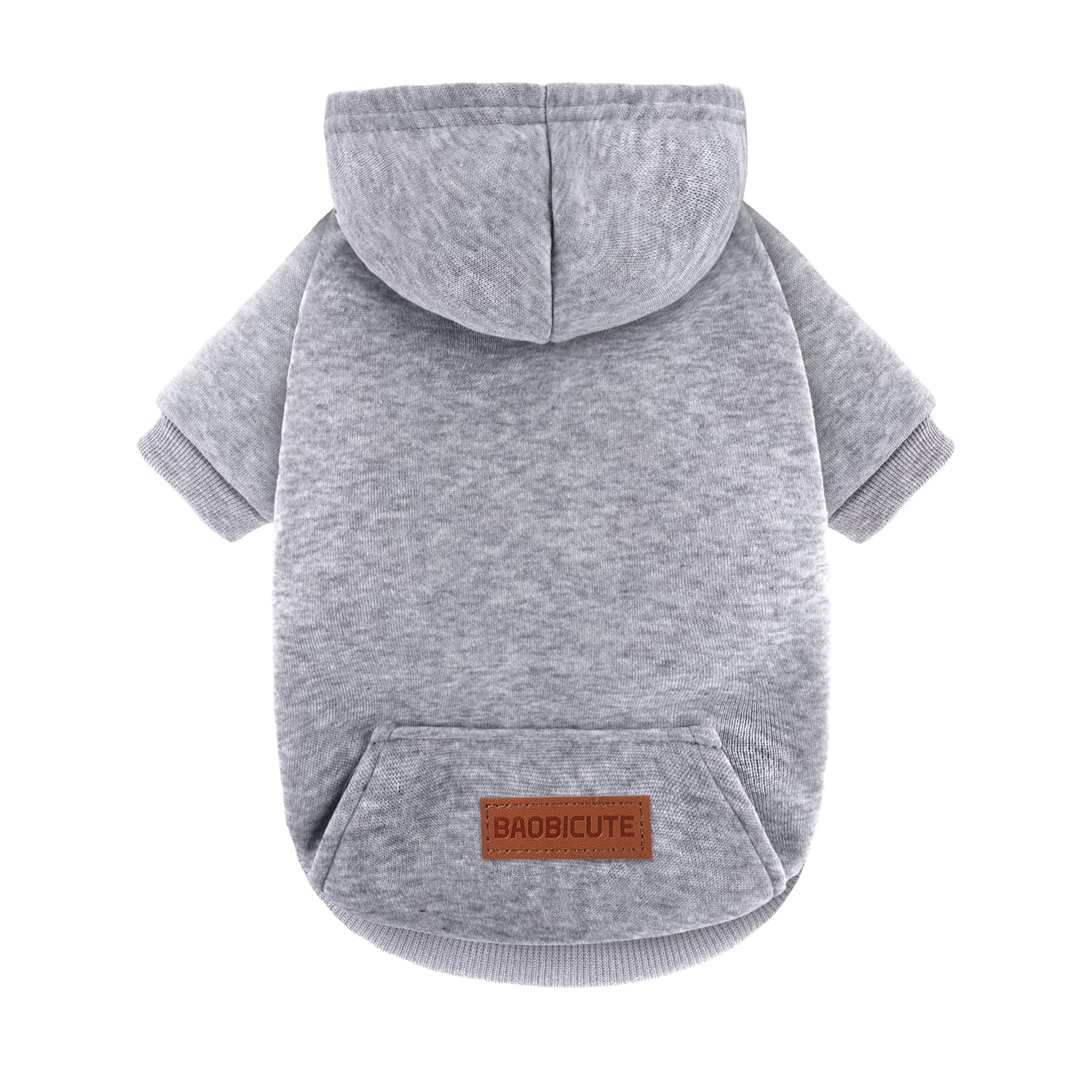 Photo 1 of 1 Pack Dog Hoodie Warm Hood Dog Sweater Cold Weather Small Dogs Sweatshirt Comfort Pet Clothes for Small Medium Dogs with Pockets Cats Chihuahua Clothes for Male Female Girl Boy Sporty Daily Wear