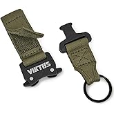 VIKTOS Bulldog Tactical Durable EDC Molle Accessories Belt Keychain with Aluminum Quick Release Buckle