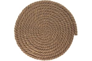 West Coast Paracord Twisted 3 Strand Natural Cotton Rope Artisan Cord – 1/4, 1/2, 5/8, 3/4 and 1 Inch Diameters – 10, 25, 50, 100 Feet