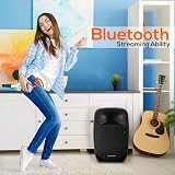Pyle Portable PA Bluetooth Speaker 1200W 30cm Sub 7.6cm Tweeter USB SD Radio view 5