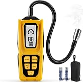 Natural Gas Leak Detector for Home &amp; RV, Handheld Combustible Gas Sniffer | Portable Natural Gas Detector with Flexible Gooseneck, Detects Methane, Propane, Butane, LPG and Natural Gas Leaks
