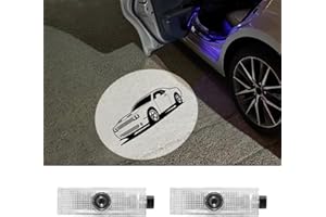 OBAIWANMG 2 Pack LED Car Door Projector Courtesy Lights Ghost Shadow Welcome Lamp Accessories Compatible with Dodge Challenger 2008-2024 2025 Accessories