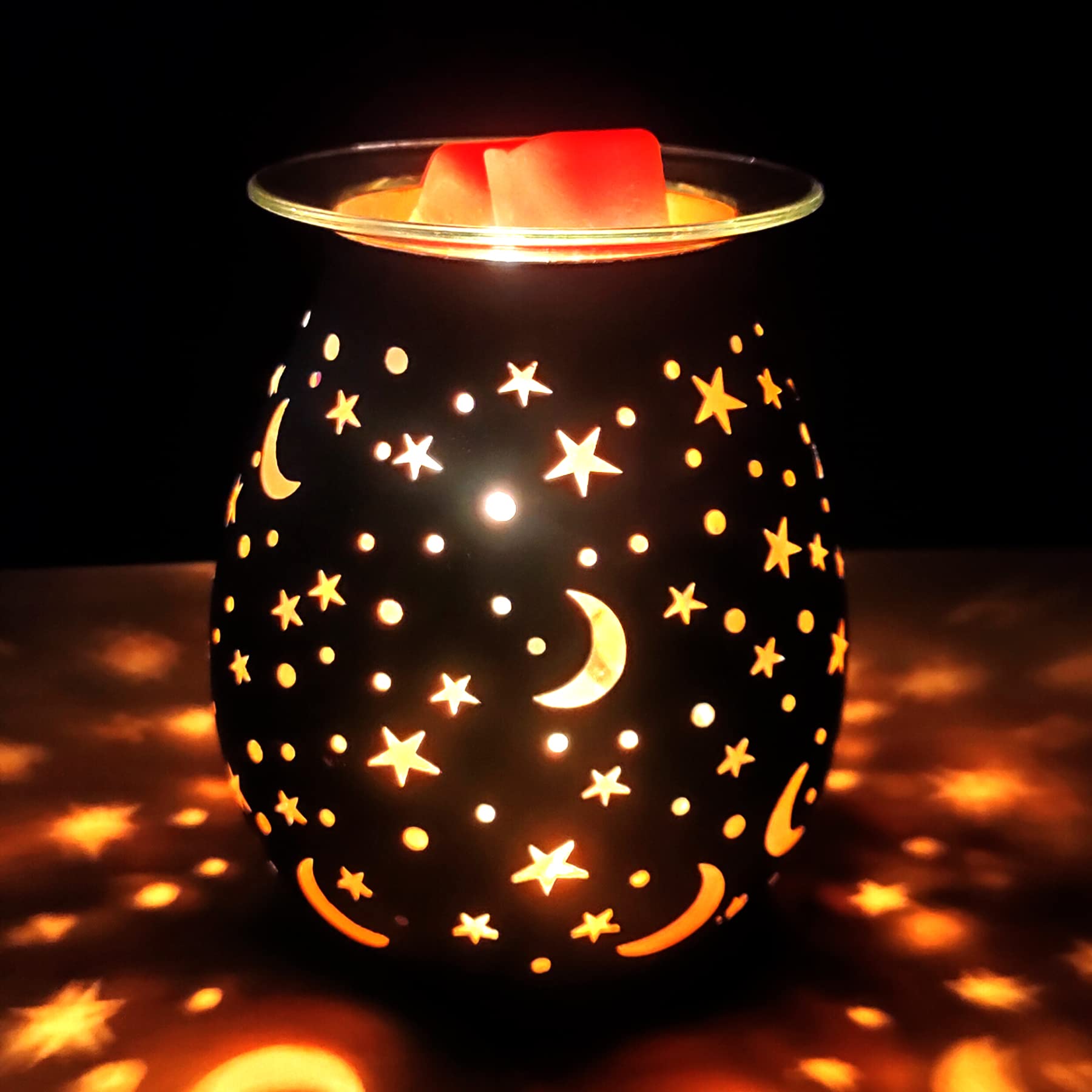 Photo 1 of Wax Warmer for Scented Wax,Electric Glass Wax Melt Warmers Birthday Gift,Star Night Light Wax Burner Melter,Scented Oil Candle Warmer Wedding for Girl,Mom,Wife,Husband,Sister