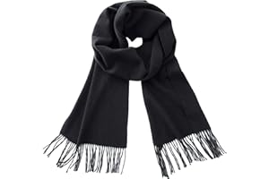 CALVIN & OLIVIA Ultra-Soft Cashmere Feel Scarf Winter Holiday Gift for Men & Women