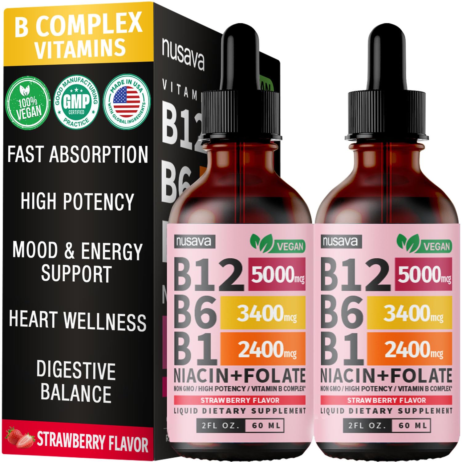Vitamin B Complex (Strawberry)