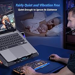 Trullypine Laptop Cooling Pad with 12 Quiet