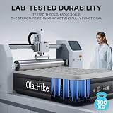 OlarHike King Size Airbed 152 x 203 cm with Built‑in Pump 46 cm High view 4