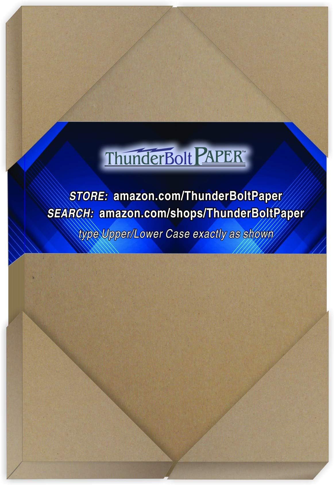 100 Sheets Chipboard 20pt (Point) 4.5" X 6.5" .020 Caliper Thick (4.5X6.5 Inches) Fits in 5X7 Invitation|Card Size Cardboard Craft and Packing Brown Kraft Paper Board