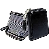 YUHAN PRETTY Womens Credit Card Holder Wallet RFID Leather Small ID Card Case