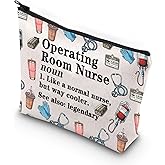 JNIAP Operating Room Nurse Makeup Bag Operating Room Nurse Gifts OR Nurse Appreciation Gifts Surgical Nurse Zipper Bag (Operating Room Nurse mb)