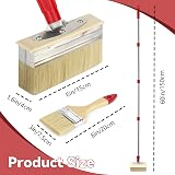 PIMEKOY 60 in Decking Brush Set with 6 in Long Handle and 3 in Brush view 4