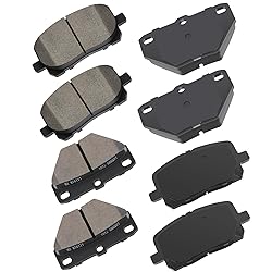 cciyu D923 D823 Ceramic Front Rear Brake Pad Set