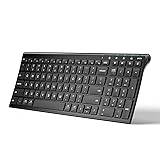 iClever BK10 Bluetooth Keyboard, Wireless Bluetooth