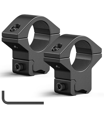 WEAVER■QUAD 1インチ” マウントリング■ウィーバー 49053 Weaver Quad-Lock Rings 49053, Tipoff, Medium, 1-Inch, Matte Black