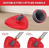 Sgizoku Red Spin Mop Head Base for Vileda Turbo Smart EasyWring Mop Replacement view 5
