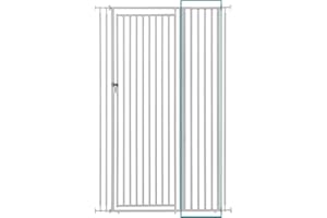 Richell Cat Safety Gate Width Extension, for Steel Extra Tall Cat Safety Gate