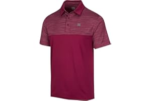 THREE SIXTY SIX Men’s Golf Polo Shirt Dry Fit - Soft and Breathable Cloud Fabric, 4-Way Stretch, Anti-Odor with UPF 30+