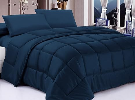 Buy Posh Home Alternative Down Comforter Full Queen Navy Online