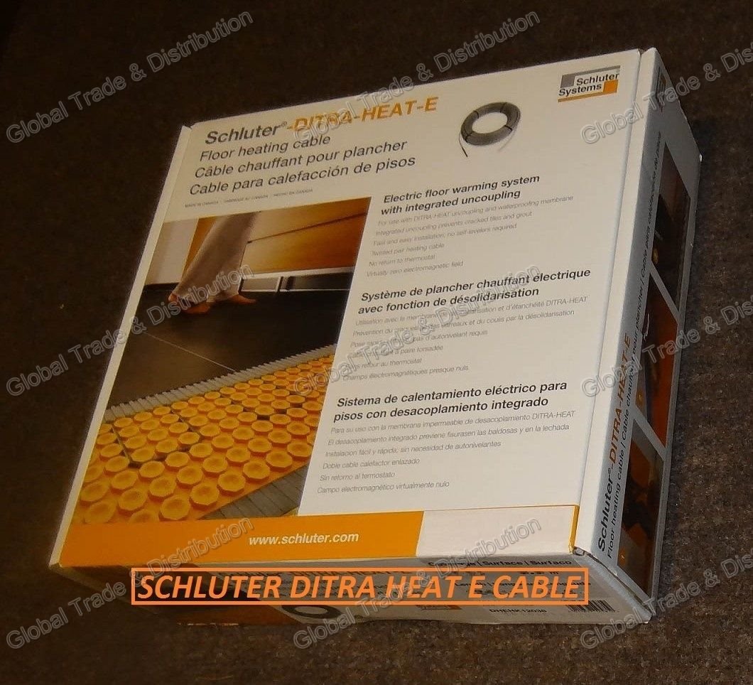 Floor DITRAHEATE Systems Schluter Heating 2580W) Ft²) (203.8 240V