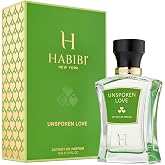 H HABIBI Unspoken Love Eau de Parfum for Women 75 ml | Made in USA. Long lasting Arabian perfume for women with pear, magnolia, jasmine, rose, sandalwood and musk.