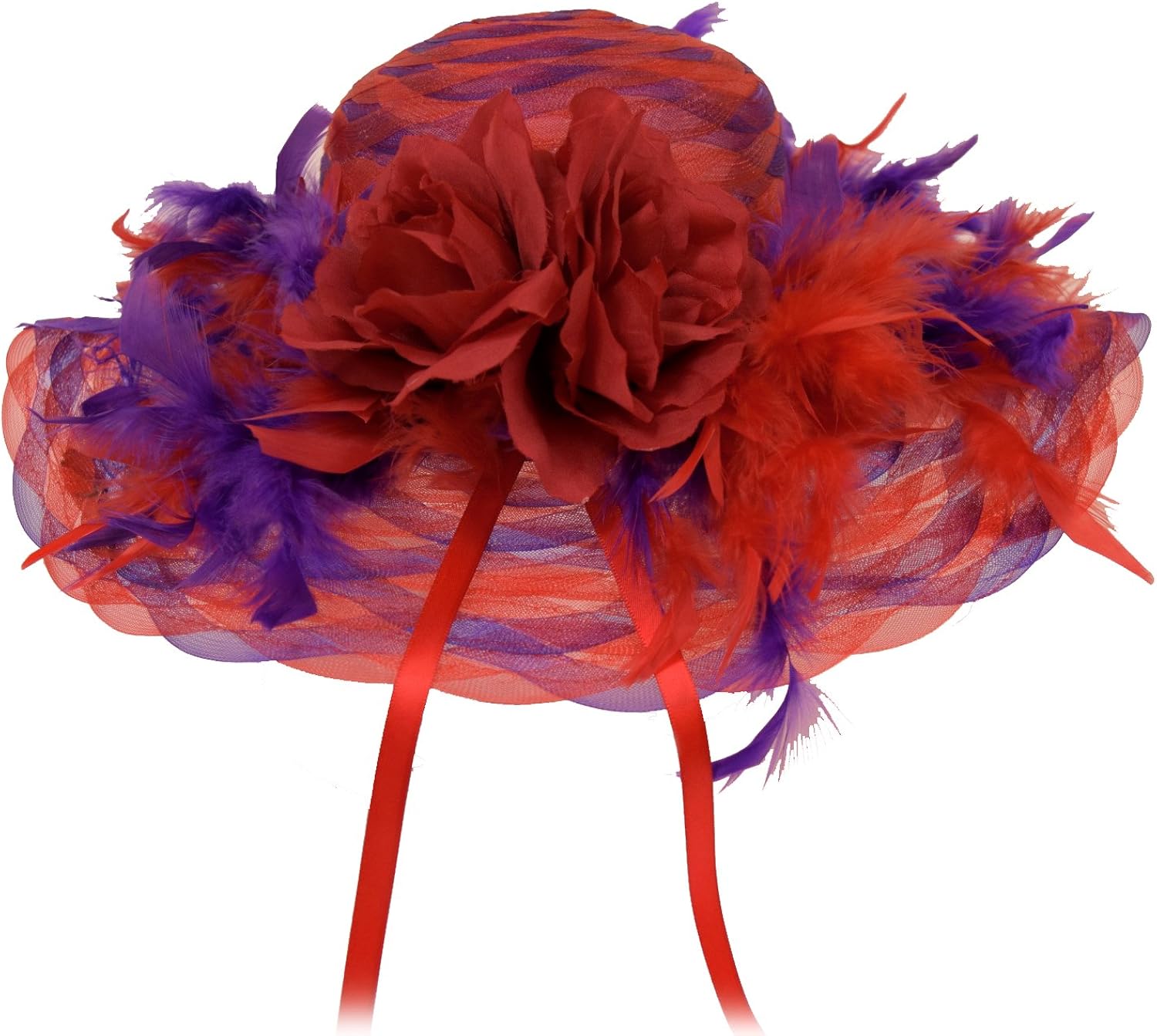 Red Hat Ladies Society Dream Hat/Red &Purple at Amazon Women’s Clothing