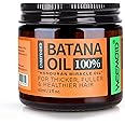 Raw Batana Oil for Hair Growth Dr Sebi, 100% Pure Organic Batana Hair Mask from Honduras, Wild Growth Hair Oil, Scalp Oil Promotes Hair Thickness, Prevents Loss for Men & Women, 2 fl oz (1 Pack)