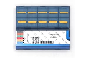 CDBP Indexable Grooving Insert MRMN200-M Carbide Insert for Grooving Tool, CVD Coating, 10pcs