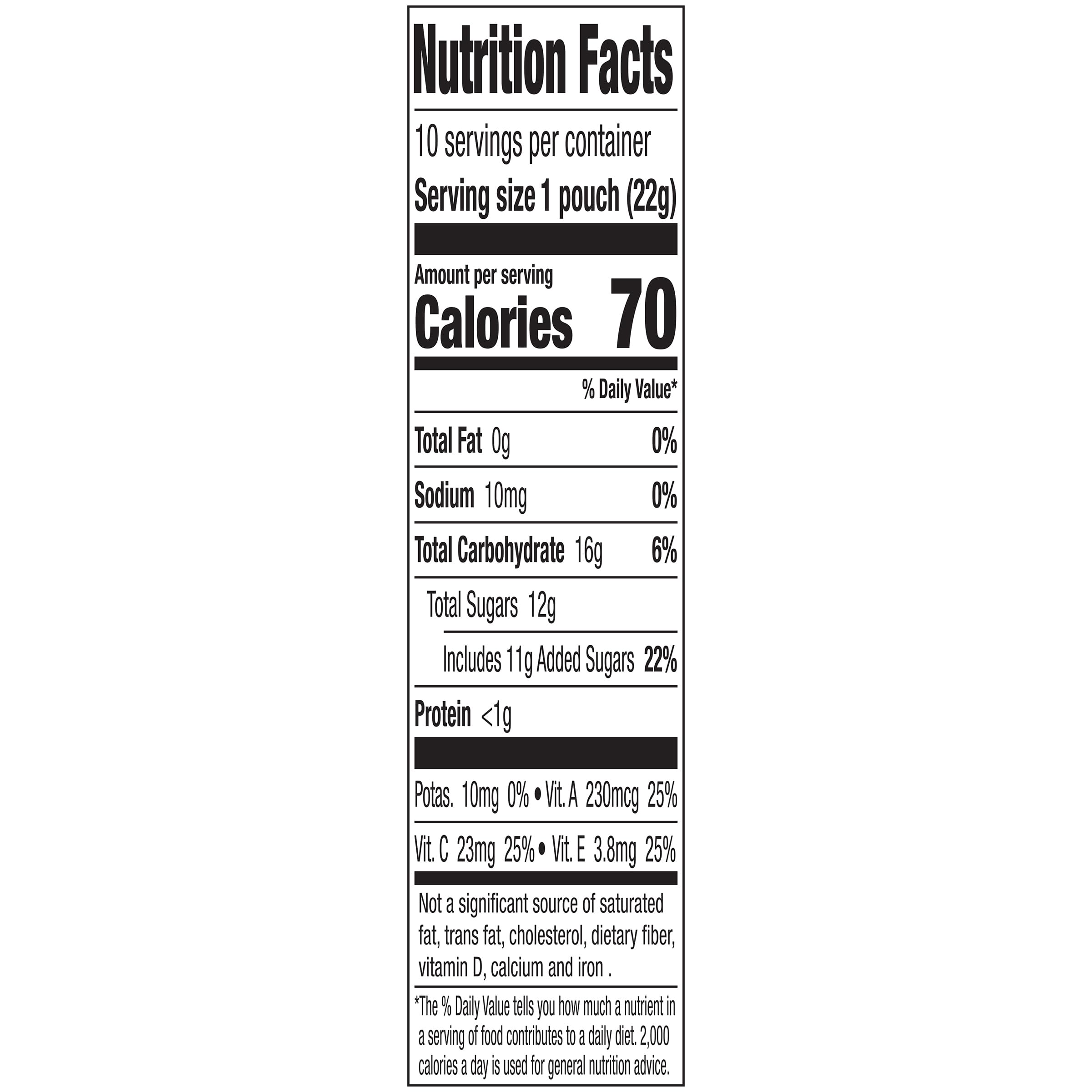Funables Fruity Snacks, Baby Shark, Assorted Fruit, Flavored Snacks, 0.8 oz 10 ct
