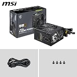 MSI MAG A750BN 750W PCIe 5.1 ATX 3.1 PSU 80 Plus Bronze Native 12V-2x6 view 7