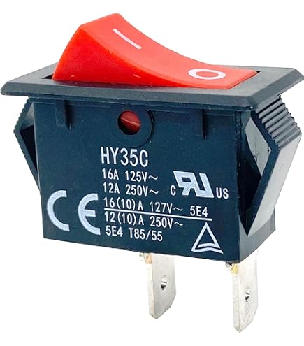 Interruttore A Pulsante HY79-21 Per Utensile Elettrico - 125/250V 22/12A 1,5 CV