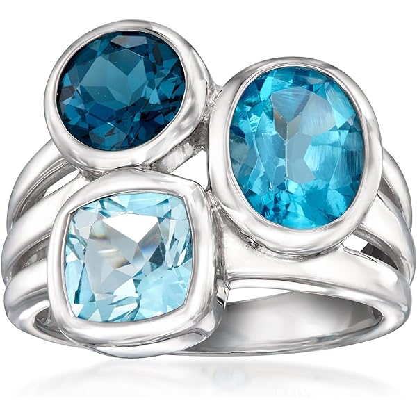 Amazon.com: FJC Finejewelers Amethyst, Peridot, and Blue