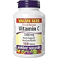 Webber Naturals Vitamin C Timed Release 1000 mg, 150 Tablets, For Bones, Teeth, Immune and Antioxidant Health