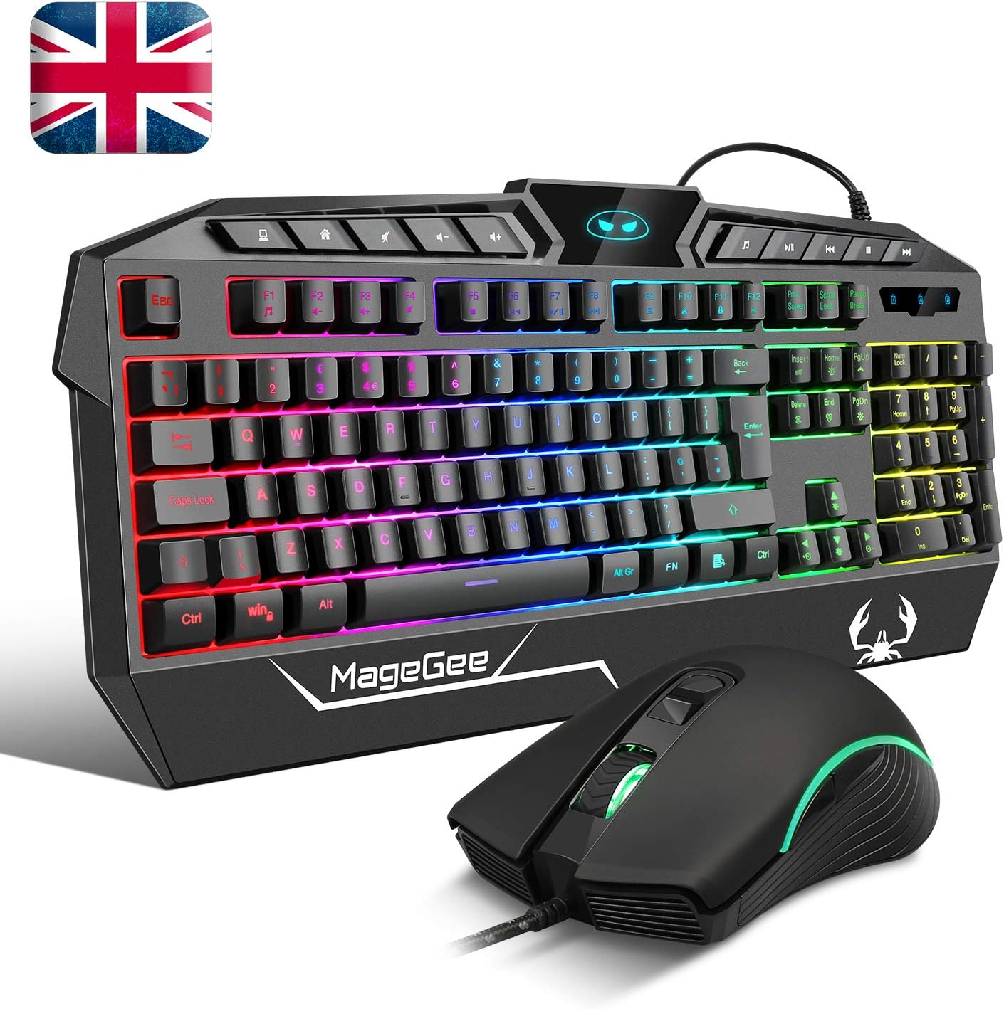 {UK Layout}Gaming Keyboard and Mouse combo GK770 RGB Amazon.co.uk Electronics
