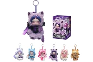 POP MART SKULLPANDA × My Little Pony Series Plush Doll Pendant, SKULLPANDA Blind Box Action Figures, Random Design Collectibl