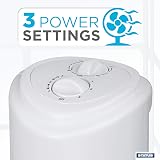 Status 32-Inch Oscillating Tower Fan, 3 Speed Settings, Portable White view 2