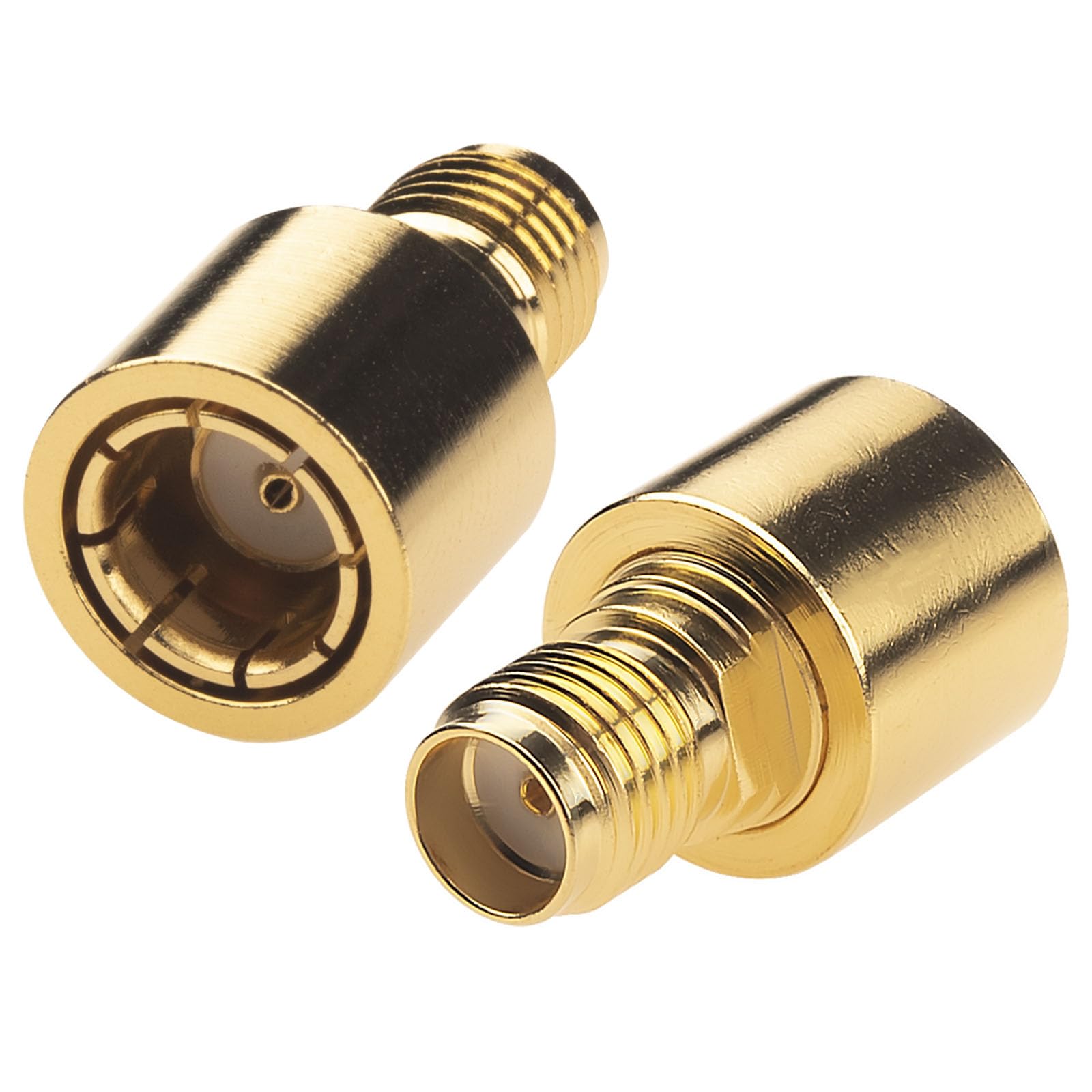 YILIANDUO SMA Coax Adapter RPSMA Quick Male to SMA Female Adapter RF Quick Push-on Connector DC-12GHz for Antennas Wireless LAN Devices Coaxial Cable Pack of 2